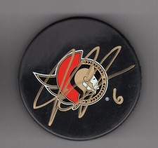 JAKOB CHYCHRUN AUTOGRAPHED SIGNED OTTAWA SENATORS PUCK PROOF