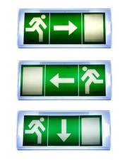 LED Notleuchte Notbeleuchtung Exit Notausgang Fluchtwegleuchte Licht Fluchtweg i