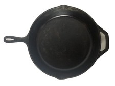 Lodge Cast Iron Skillet ~ 12” ~ 10SK Dual Spout ~ Assist Handle ~Made in the USA