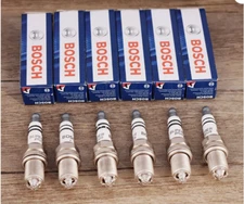 6pcs 0242236562 For BMW Spark Plugs Platinum+4 4417 E39 E46 E83 E36 E53 Bosch