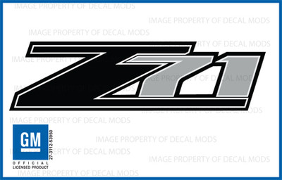 07 - 13 Chevrolet Silverado Z71 decals FB 1500 2500 GM HD stickers Chevy FG9D1