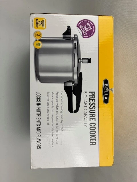New Bella 5 qt. Electric Pressure Cooker*M-60B23G Item #14467