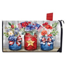 Briarwood Lane American Flowers Oversized Mailbox Cover