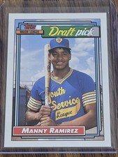 Topps 1992 Topps Manny Ramirez Cleveland Indians Rookie Base Set #156 Card. rookie card picture