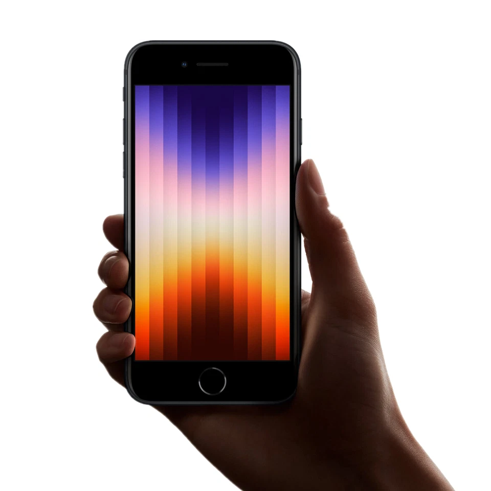 Apple iPhone SE 3a Gen. (2022) 128GB Mezzanotte (Sbloccato) ✔️Nuovo & Originale - Immagine 2 di 4