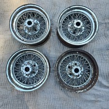 Cragar Star Wires 15x7 Corvette Western Weld Wire Chevrolet Unilug Set