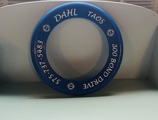 VNTG ADVERTISING FRISBEE From TAOS NM DAHL PLUMBING Flying Disc Ring