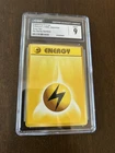 1996 POKEMON JAPANESE BASE SET NO RARITY SYMBOL - LIGHTNING ENERGY CGC 9