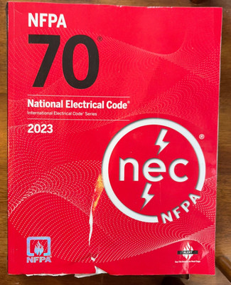 NFPA NEC 70 National Electrical Code 2023 Edition Paperback