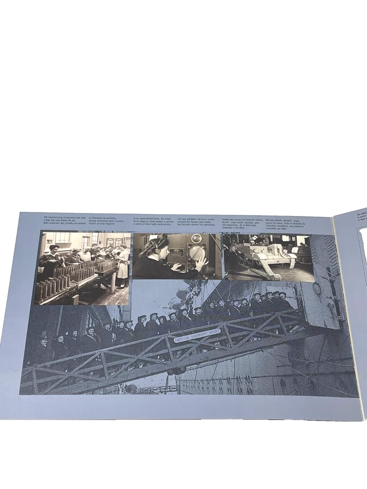 Canada - 'Second World War' 50 years Souvenir Edition Mint Stamps and FDC (#161) - Image 2 of 4