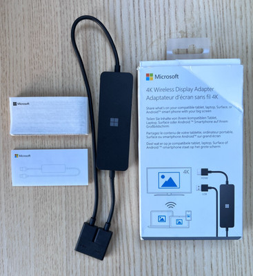 NEU Original - Microsoft 4K Wireless Display Adapter - UTH-00013 (Model No: 1942)
