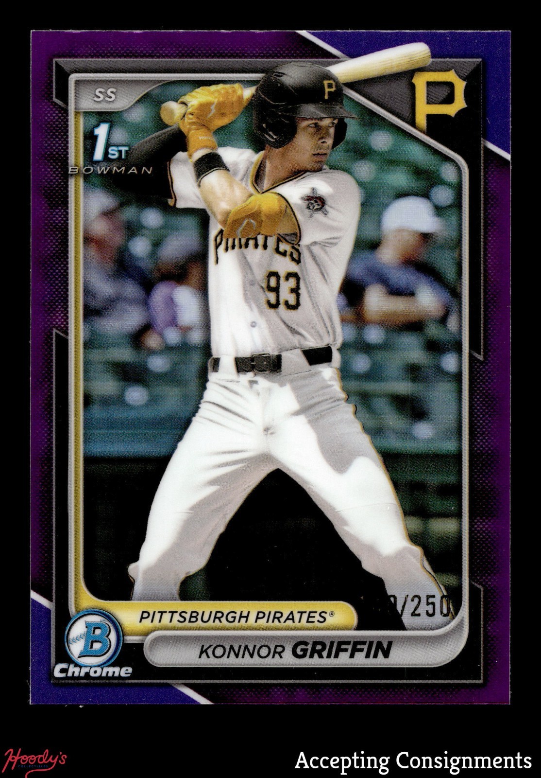 2024 Bowman Chrome Draft Purple Refractor Konnor Griffin 140/250 ROOKIE 1st