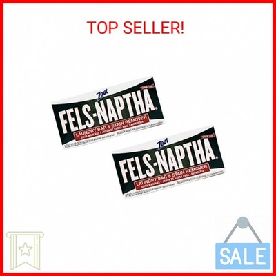 Fels Naptha Laundry Soap Bar & Stain Remover - Pack of 2 by Fels Naptha