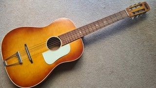 VINTAGE NYMPH PARLOR GITARRE.