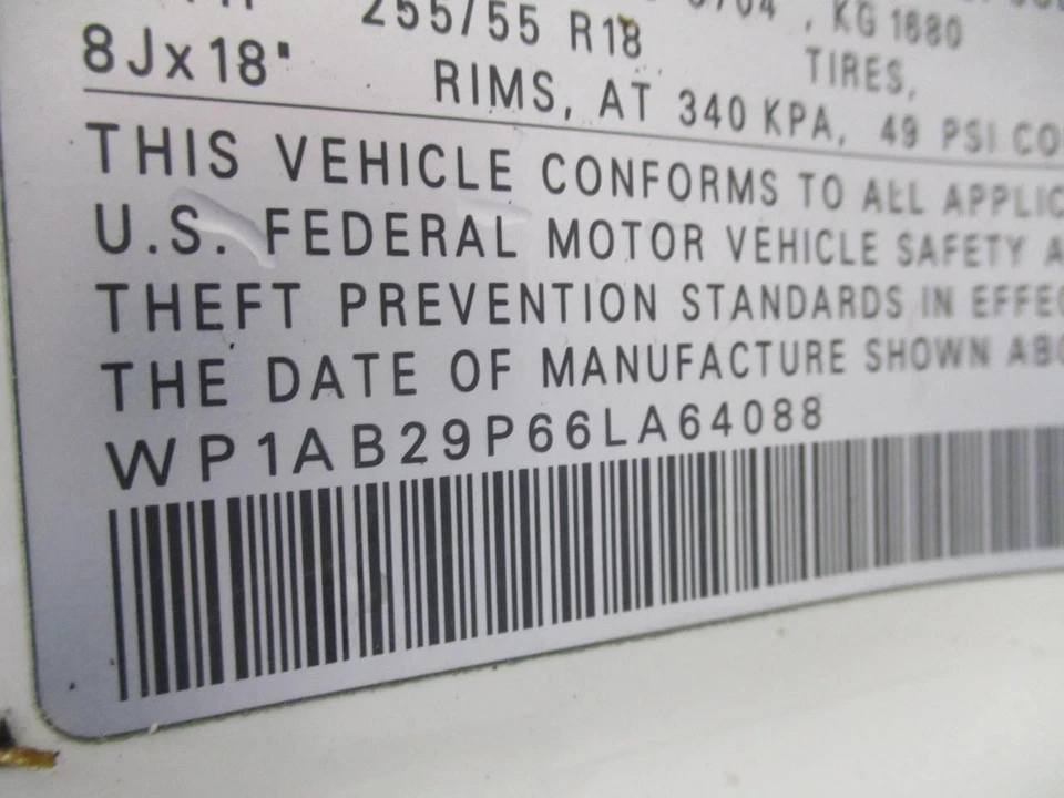 Driver Air Bag Front Driver Roof Fits 03-06 08-10 PORSCHE CAYENNE 1662437 - Imagem 4 de 4