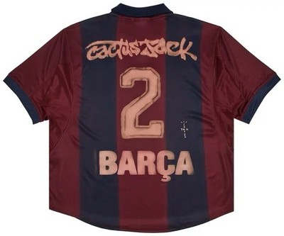 Nike FC Barcelona x Cactus Jack Retro 2000/01 Home Skeleton Jersey
