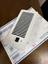 Register Booster Fan Fits 4"x 12" Register Holes 10-Speed 2x - White