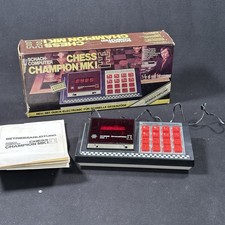 Vintage Schachcomputer Chess Champion MK I MK1 OVP & Anleitung Retro Schach Top