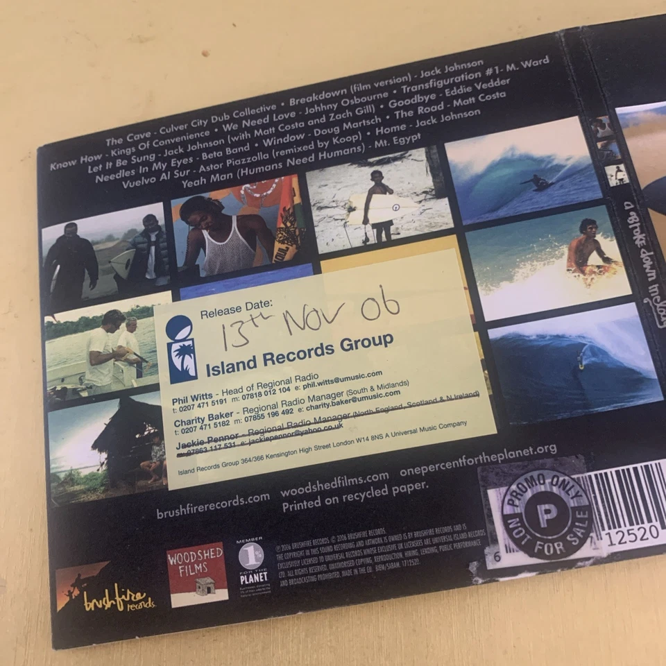 Eddie Vedder M. Ward Beta Band RARE PROMO CD A Broke Down Melody Ltd Edition    Foto 3 de 4