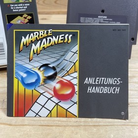 NES Spiel &bull; Marble Madness &bull; Mit OVP + Anleitung + Case &bull; Nintendo #B16
