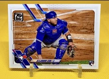 2021 Topps - Alejandro Kirk #551 Catching (RC) Toronto Blue Jays Rookie MLB