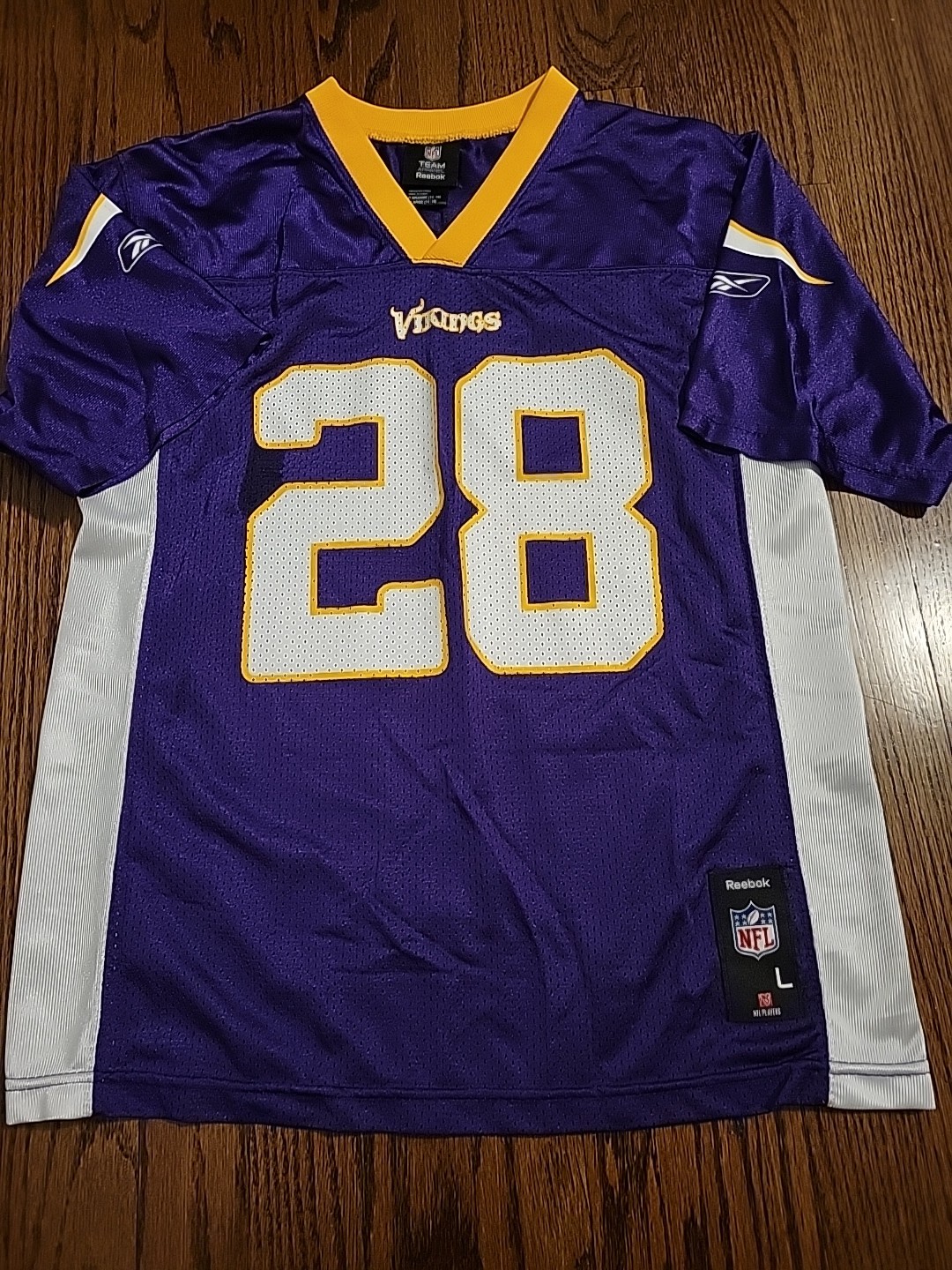 Reebok Adrian Peterson Minnesota Vikings Football Jersey Youth Large 14-16 Boys  thumbnail 7