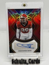 2023 Panini Select Draft Picks Rookie Signatures Red Prizm Chris Smith Auto