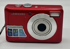 Samsung BL103 10.2MP Digital Camera Red Tested