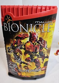 LEGO Bionicle 8979 - Malum - 100% Complete - Glatorian 2009 - Box & Manual *Read