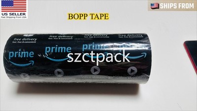 4 ROLLS! 3 Inch X 164 Ft Kraft Tape Amazon Prime Self Adhesive Ships （From USA）