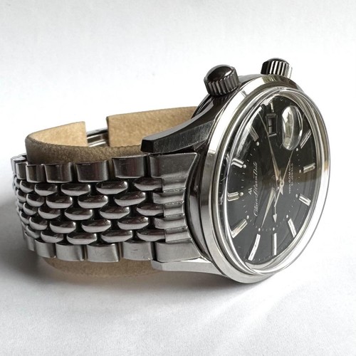 Citizen Alarm Date Alds 51301-Y Vintage St. Acier Manuel Automatique Montre Auth - Photo 4 sur 10