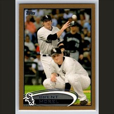 Brent Morel Gold #/2012 2012 Topps #31 Chicago White Sox Parallel Card
