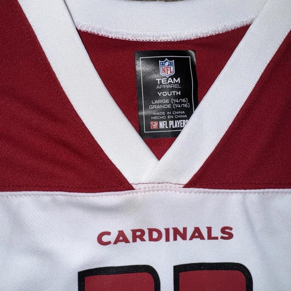 Футболка укороченная Arizona Cardinals NFL NO11 Larry Fitzgerald молодежная для девочек большая - Изображение 4 из 4