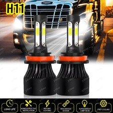 Fit Peterbilt 389 2010-2021 H11 Led Headlights Bulbs Low Beam 6000k White 2pcs Fit Peterbilt 389 2010-2021 H11 Led Headlights Bulbs Low Beam 6000k White 2pcs