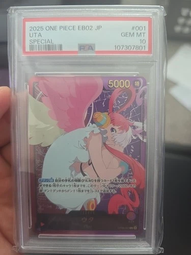 PSA 10 Uta OP06-001 EB02 SP Anime 25th Collection ONE PIECE Card Japanese 2025