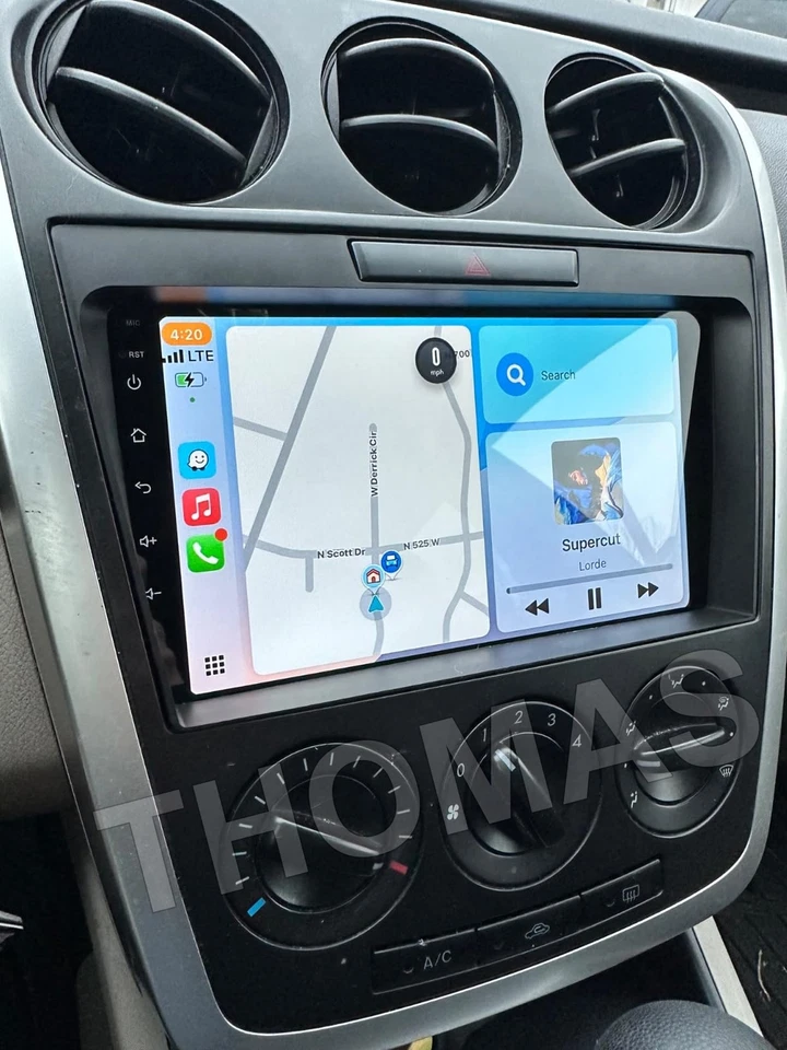 Andoroid 13 para MAZDA CX7 2008-2015 Carplay carro rádio estéreo GPS unidade principal - Imagem 2 de 4