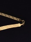 Extra Wide Italian 14K Gold Reversible Herringbone Necklace — photo 2