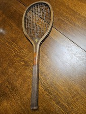 Vintage A. G. Spalding Bros. Gut Wooden Tennis Racquet Racket