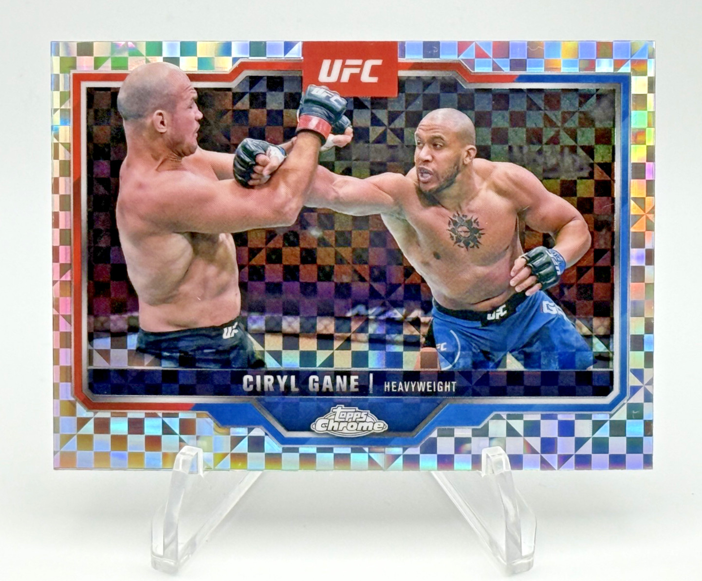 2025 Topps Chrome UFC - Ciryl Gane X-Fractor #33