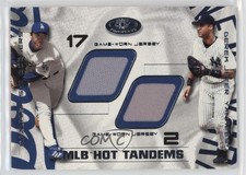 2002 Fleer Hot Prospects MLB Tandems 95/100 Kazuhisa Ishii Derek Jeter HOF s5j