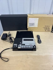 Vintage Sony TC-150 Cassette-Corder Portable Tape Recorder Made in Korea Read👇
