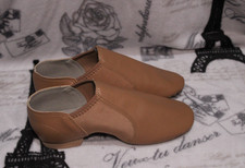 Beige Tan Unisex Jazz Hip Hop Dance Shoes US Size 5 UK Size 3 Made in China