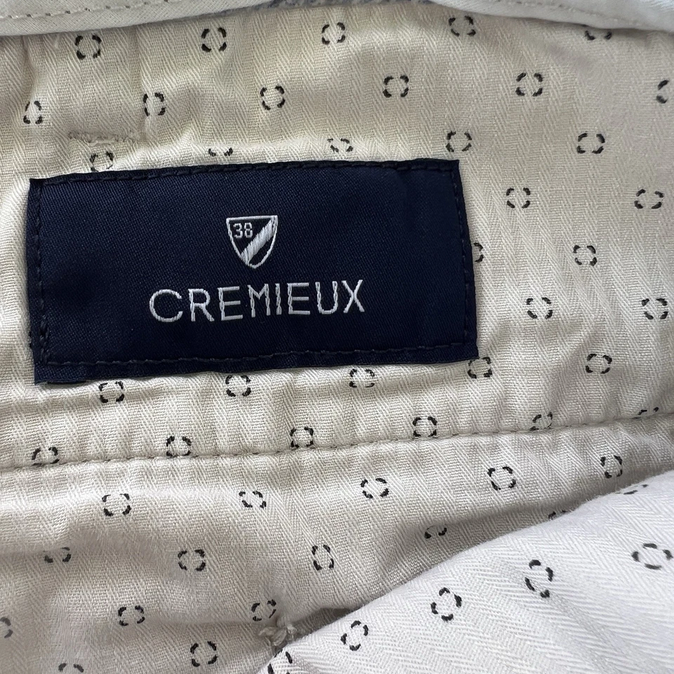 Shorts masculino CREMIEUX cinza claro esportes ao ar livre golfe tamanho 34 super macio - Imagem 3 de 4