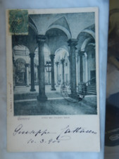 20167) GENOVA ATRIO PALAZZO BALBI VIAGGIATA 1900