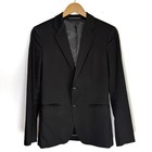 Theory Mens Size 36 Black Suit Jacket Blazer Two Button Tailored Fit