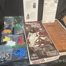 Gioco Super Master Mind Vintage 1975 di Invicta USA #3065 con scatola originale. (GA1)