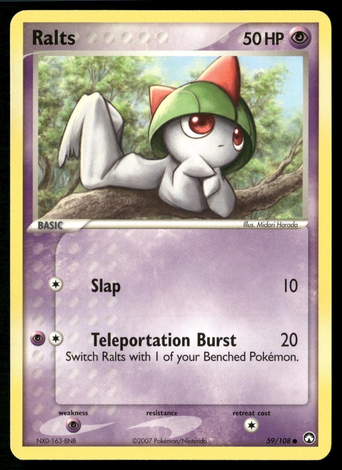Pokemon Ralts Power Keepers 59/108 Common Lightly Played