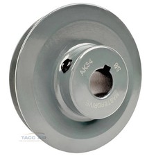 AK34-5/8 Cast Iron 3.5" Single Groove Pulley A Section V Belt 4L 5/8" Shaft Bore
