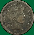 1893-S Barber Dime Fine F Coin #38480