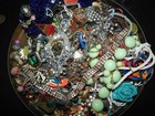 Junk Drawer Lot 2lbs Broken Vintage-Now Jewelry for Crafts Repairs — photo 2
